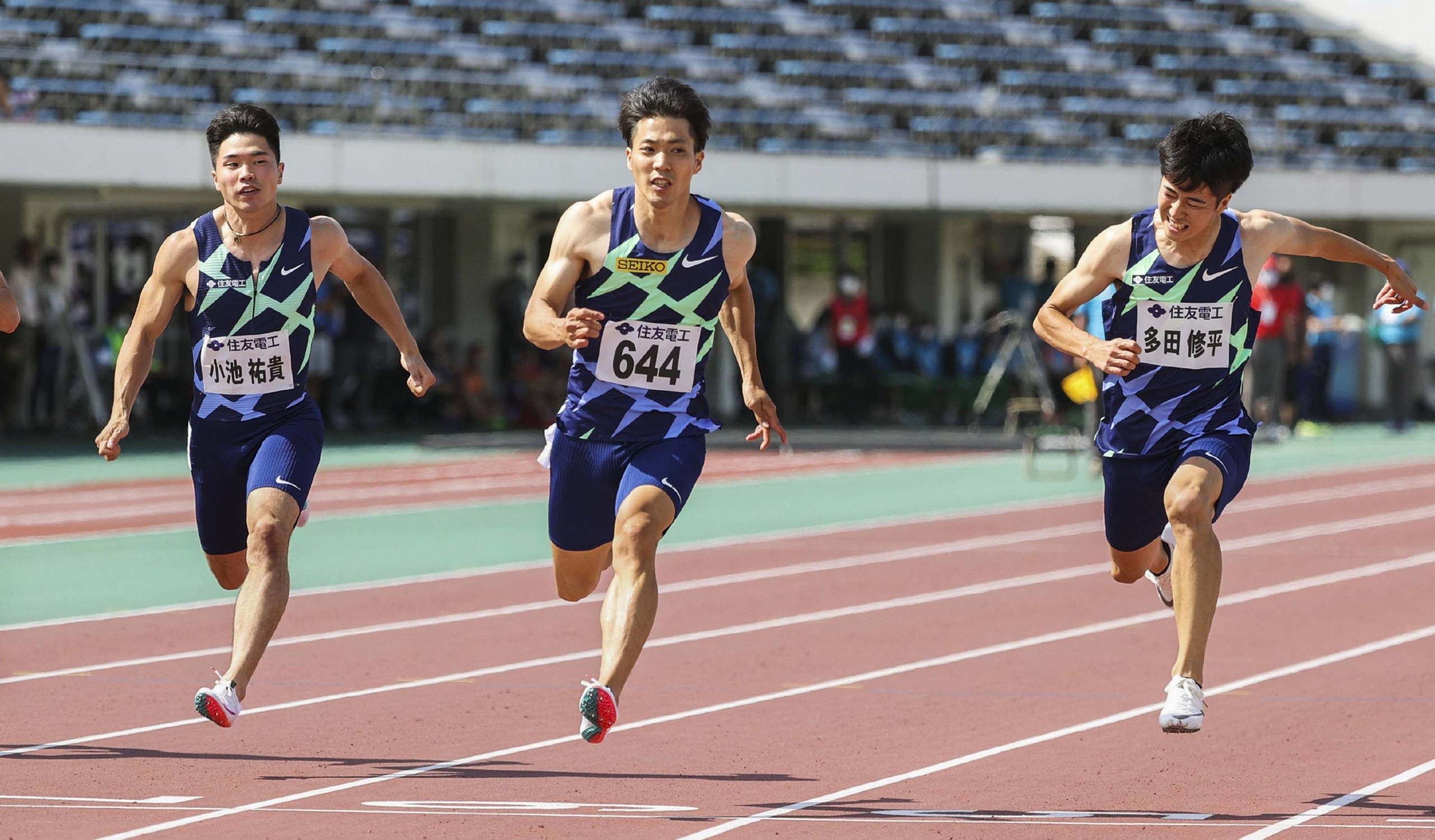 VĐV Ryota Yamagata phá kỷ lục quốc gia Nhật Bản đường chạy 100m